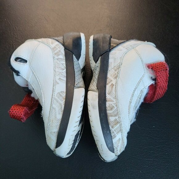 Nike Baby Air Jordan XX2 PE 317144-161 White Black Red Basketball Shoes Size 6C - Picture 7 of 10